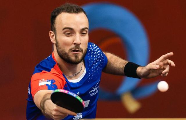 法国乒乓球队轻取韩国乒乓球队，波尔高光表现